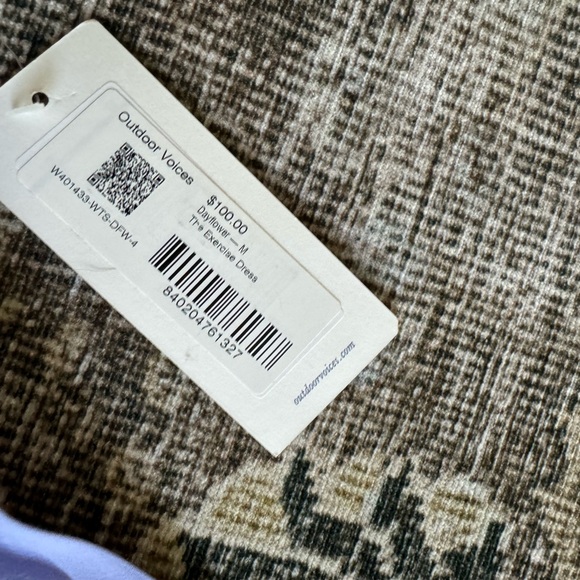 NWT Outdoor Voices Exercise Dress in “Dayflower” - Picture 9 of 9